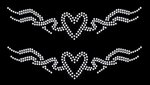 Valentine Self Adhesive Stick-on Rhinestone Body Art