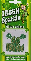 GO IRISH Glitter and Crystal Tattoo