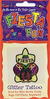 Fiesta Siesta Glitter Tattoo