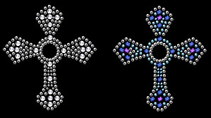 Devotion Self Adhesive Stick-on Rhinestone Body Art