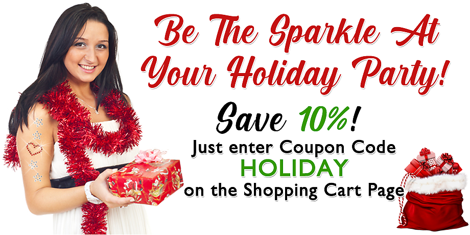 Save 10% on Swarovski Crystal Tattoos and Stick-on Body Jewels
