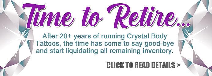 Swarovski Crystal Tattoos and Stick-on Body Jewels Swarovski Crystal Tattoos and Stick-on Body Jewels