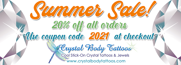 CrystalBodyTattoos.com Coupons
