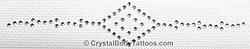 Swarovski Clear Double Diamond with Accents Armband Crystal Tattoo - CLEARANCE