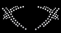 Dreamer Self Adhesive Stick-on Rhinestone Eye Jewelry