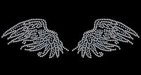 Angel Wings Self Adhesive Stick-on Rhinestone Body Art