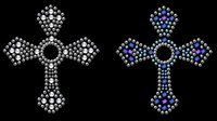 Devotion Self Adhesive Stick-on Rhinestone Body Art