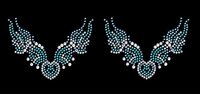 Native Wings Self Adhesive Stick-on Rhinestone Body Art