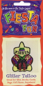 Fiesta Siesta Glitter Tattoo